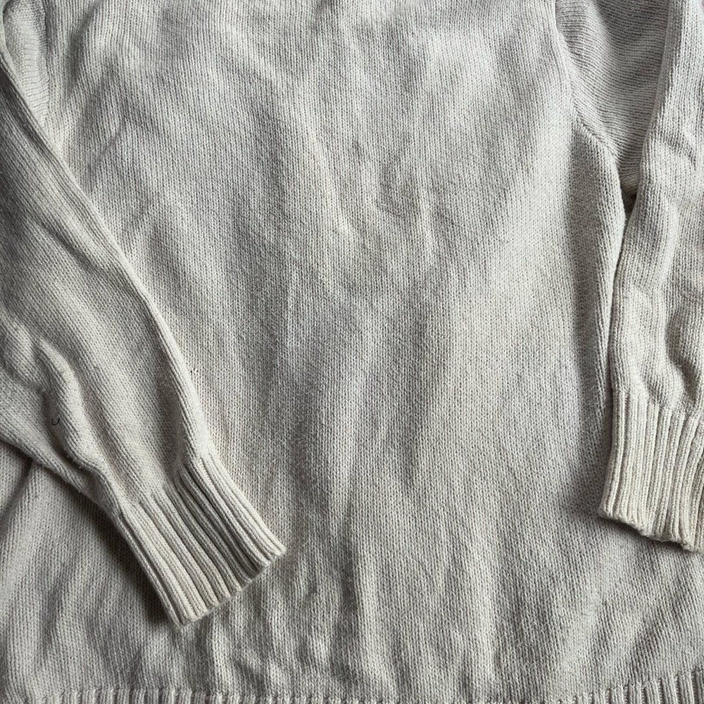 Brandy Melville cream oversized sweater